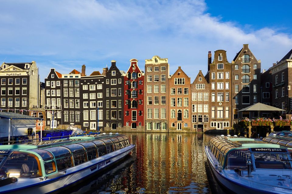 See Amsterdam by canal and on 