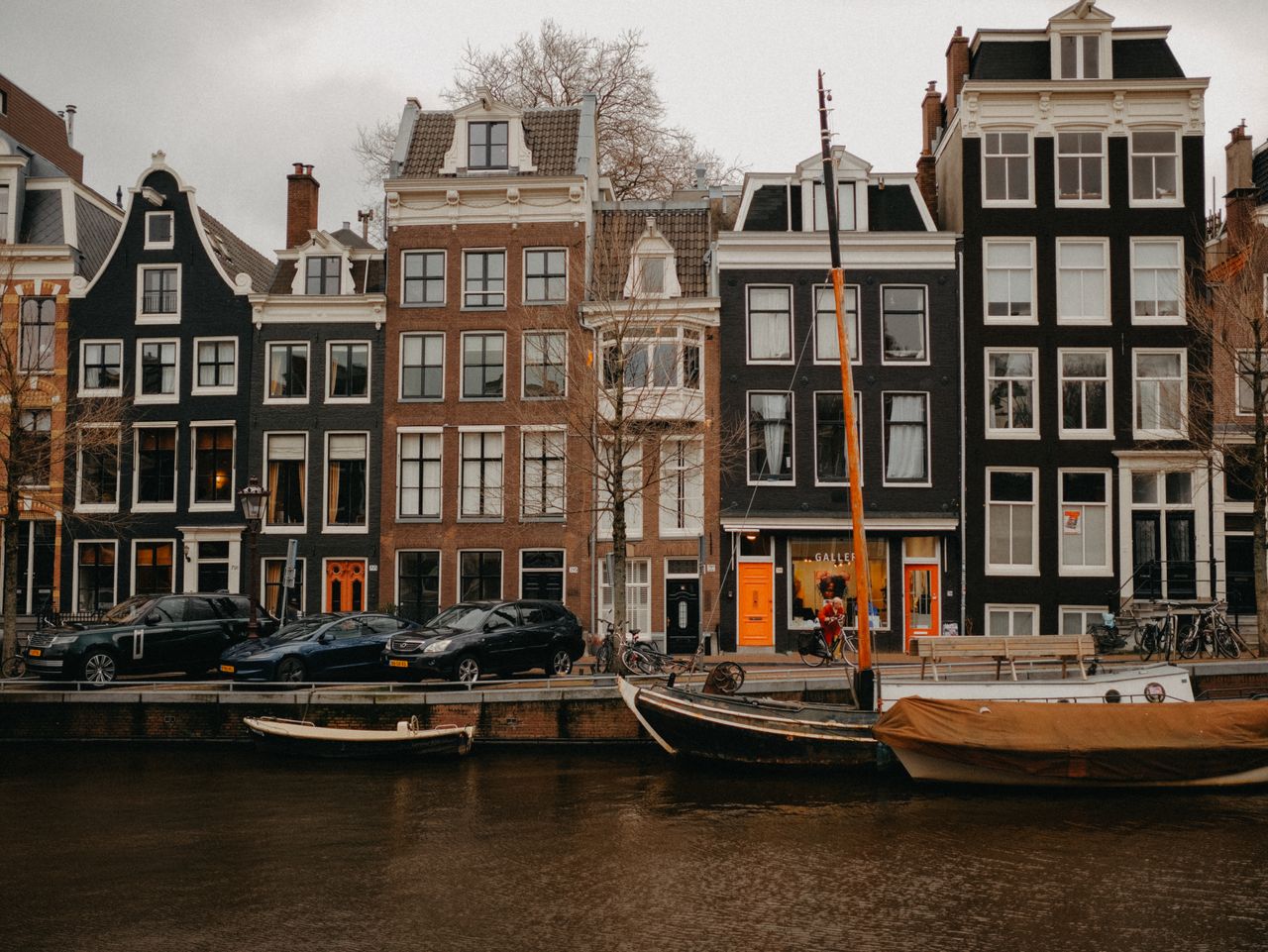 Time spring flowers and mild Amsterdam weather