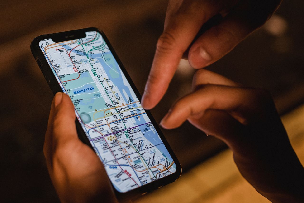 The plan lands on a map, not in a list
