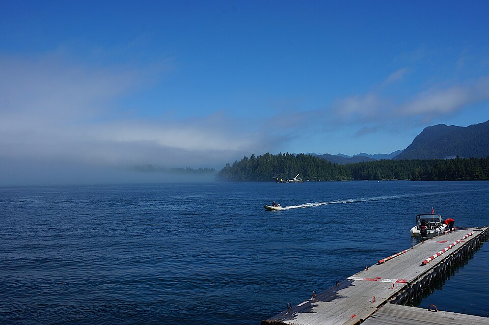 Fog is leaving Tofino
