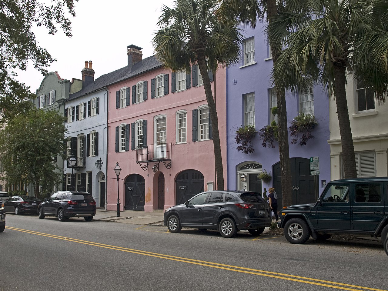 Rainbow Row front