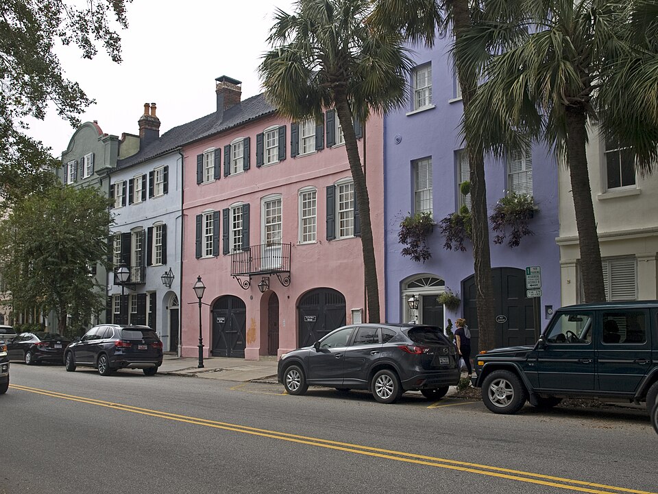 Rainbow Row front