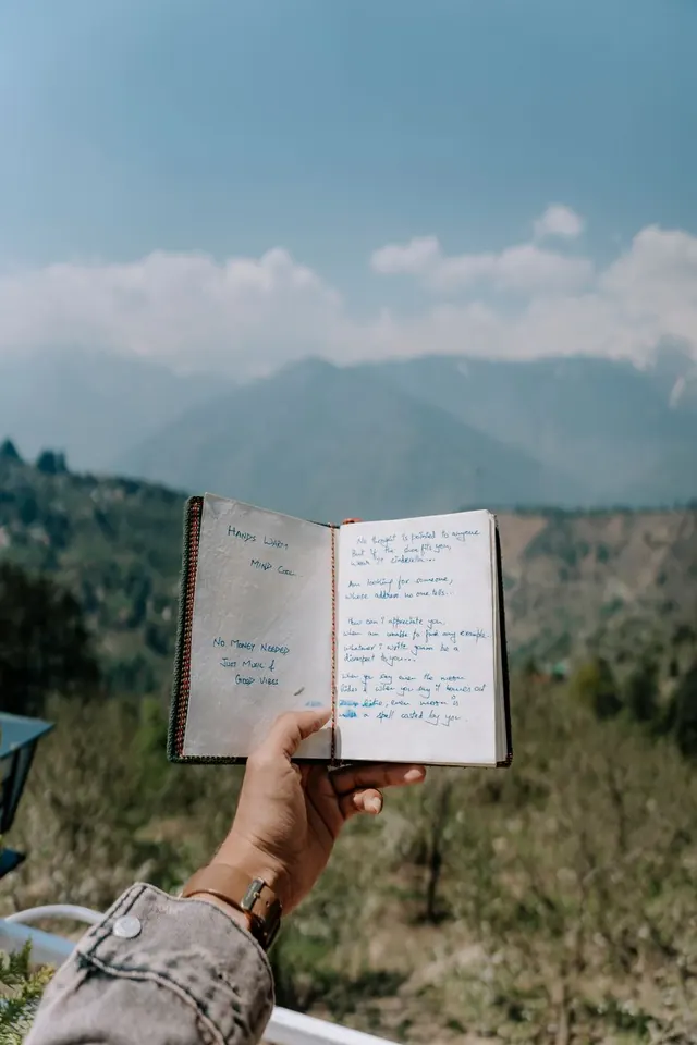 Travel journal with your route